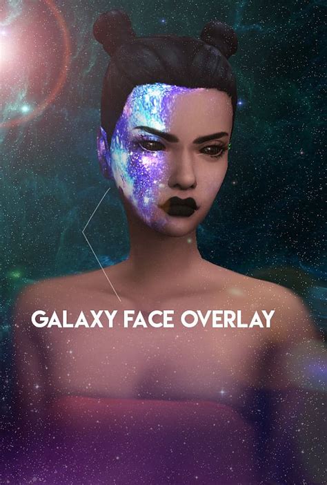 Galaxy Cc Collection 1 Galaxy Face Overlay By Kjsims Sims 4 Mods