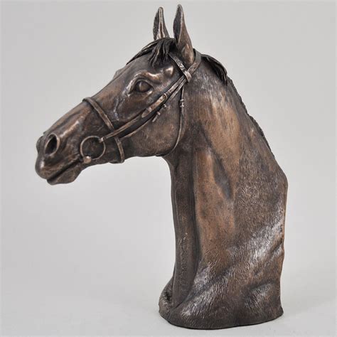 Thoroughbred Cold Cast Bronze Sculpture by David Geenty - Prezents