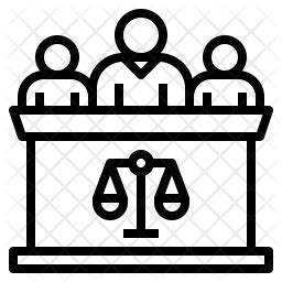 Download Court Icon of Line style - Available in SVG, PNG, EPS, AI ...