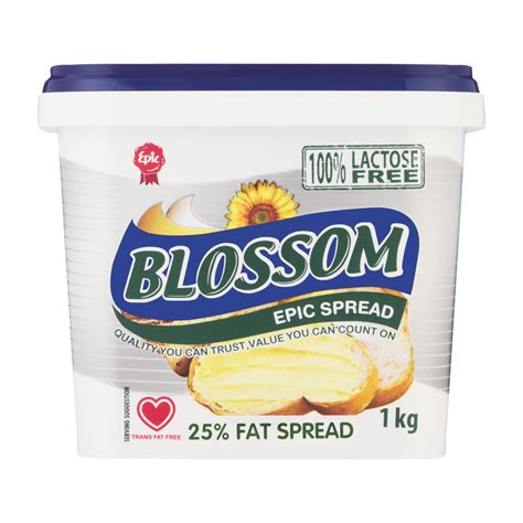 blossom epic spread 25 fat spread 1kg butter spreads and margarine milk butter and eggs
