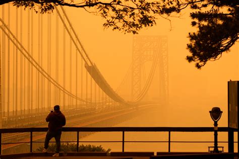 Hazardous Smoke From Canadian Wildfires Halts Flights Out Of New York