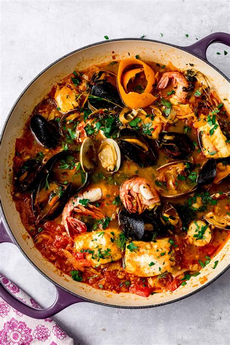 Simple Bouillabaisse French Seafood Stew The Little Ferraro Kitchen