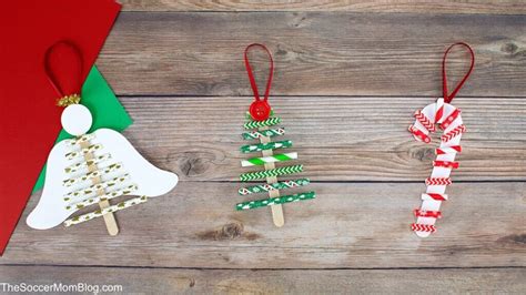 Paper Straw Christmas Ornaments 3 Designs The Soccer Mom Blog