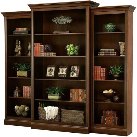 Oxford 85 Cherry Bookcase Set From Howard Miller Coleman Furniture