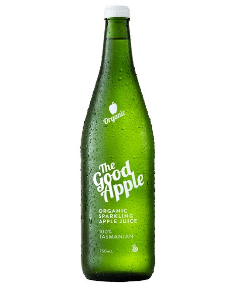 The Good Apple Organic Sparkling Apple Juice 750ml Boozy