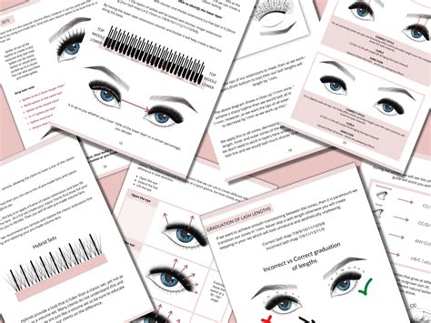 Advanced Classic Eyelash Extensions Manual Personal Use Or Etsy