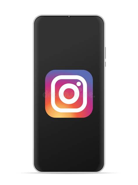 Instagram Logo Icon On Smartphone Screen Editorial Photography