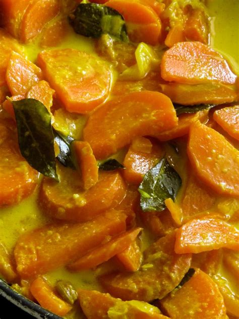 Defrost the protein overnight in the fridge before cooking, and either defrost the sauce in the microwave or fridge before warming through. sliced carrot in coconut milk image. in 2020 | Curry ...