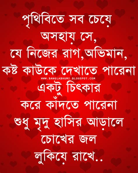 Sad Status Bengali Quotes Canvas Point