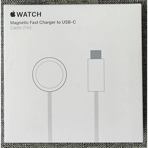 Apple原廠 Apple Watch 磁性充電器對usb C 連接線 1公尺 Typec充電線 適用蘋果手錶 原廠配件商城