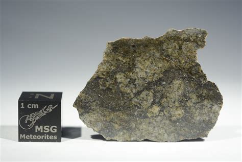 Nwa 12773 Eucrite Meteorite Part Slice Weighing 28g Msg Meteorites