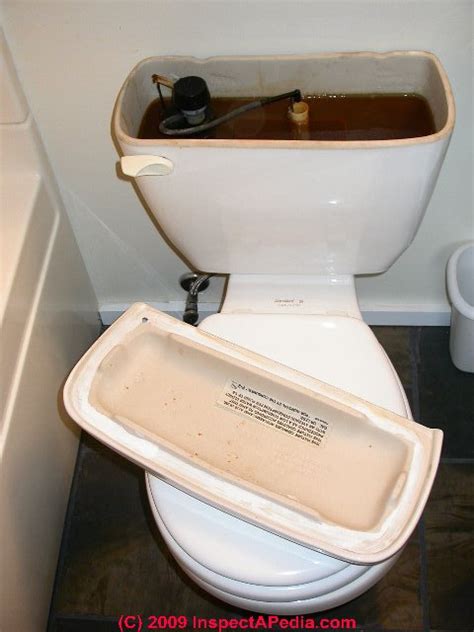 It is connected to the toilet tank fill valve. Plumbing age, water heater age, plumbing fixture age: How ...
