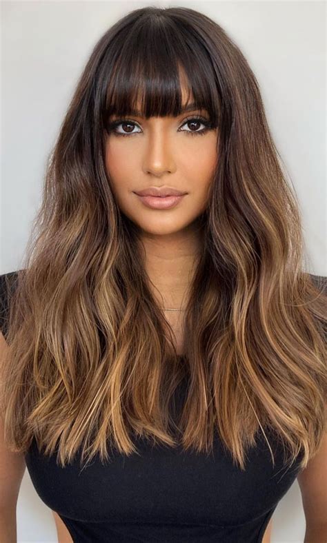 50 Stylish Brown Hair Colors And Styles For 2022 Hot Toffee Balayage