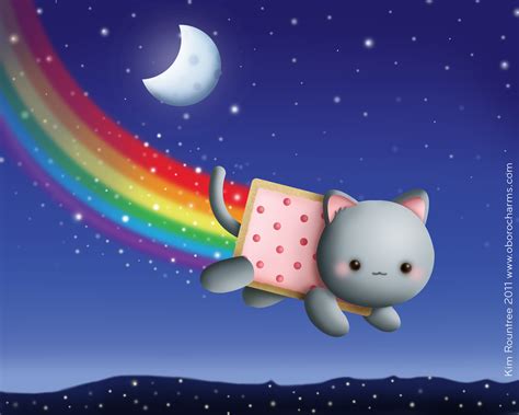 Image 141118 Nyan Cat Pop Tart Cat Know Your Meme