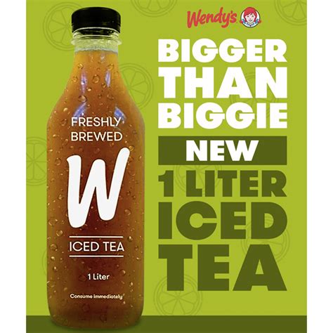 Wendys 1 Liter Iced Tea