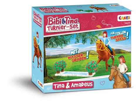 Craze Bibi And Tina Turnier Set Tina And Amadeus Mit 2 Spielfiguren
