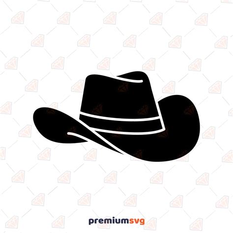 Cowboy Hat Svg Cut And Clipart File Instant Download Premiumsvg