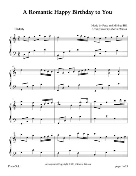 Free piano sheet for happy birthday keyboard notes can be obtained from the below piano song download image. Download A Romantic Happy Birthday To You (Piano Solo ...
