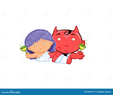 Angel And Devil Royalty Free Stock Photography 10588175