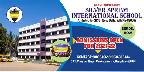 Admission Form - Silver Spring International School