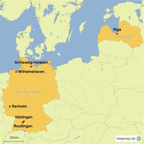 Sei der erste, der einen tipp zu diesem spiel schreibt auf deutsch. StepMap - Lettland - Deutschland - Landkarte für Europa