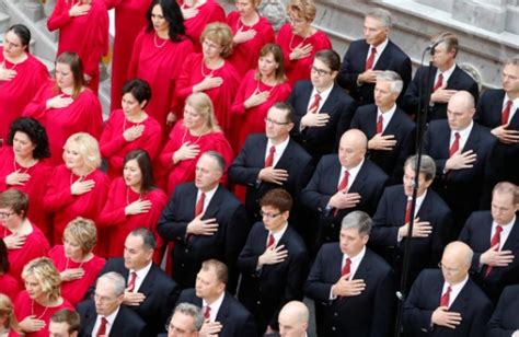 A Note Of Discord The Mormon Tabernacle Choir At Trumps Inauguration