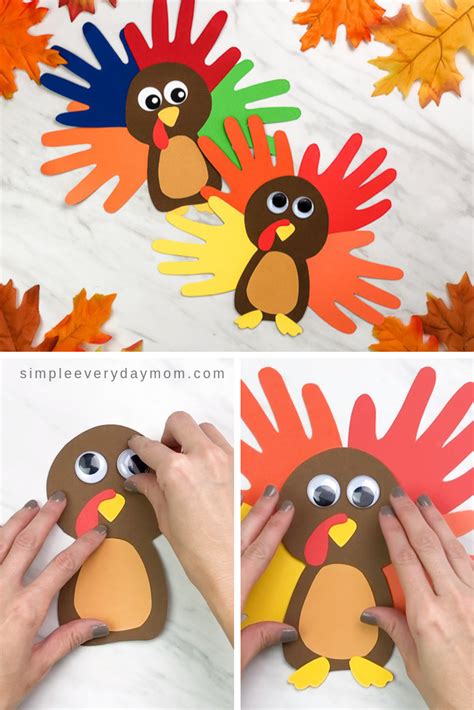 This Simple Handprint Turkey Craft Is A Fun And Easy Thanksgiving