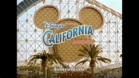 Disneys California Adventure Theme Park Television Commercial 2001