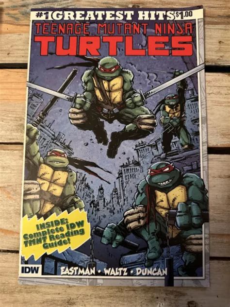 Teenage Mutant Ninja Turtles 1 First Issue Idw Greatest Hits Tmnt