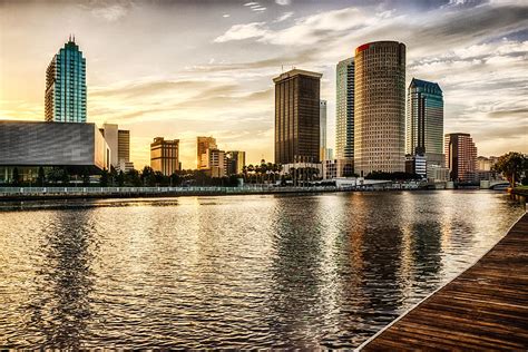 Downtown Tampa At Sunrise Photograph By Michael White Fine Art America