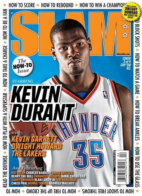 Slam 134 Oklahoma City Thunder Kevin Durant Appeared On The Cover Of