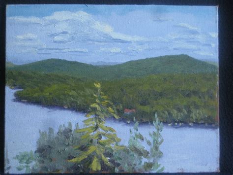 Matt Chinian Painting Blog More Finished July Adirondack Paintings