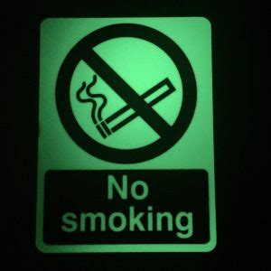 No Smoking Sign Lb Glow Lb Safety Supplies