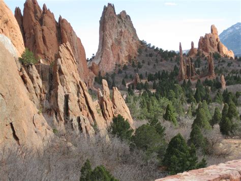 The garden of the gods is a public park located in colorado springs, colorado. Garden of the Gods in Colorado. Also Red Rocks Ampitheatre ...