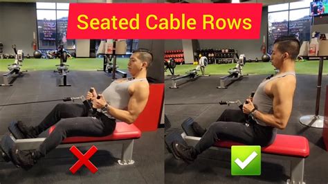 the correct way to do seated cable rows personal trainer s tutorial youtube