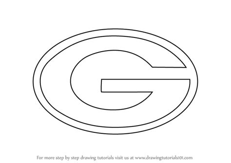 How To Draw Green Bay Packers Logo Nfl Step By Step