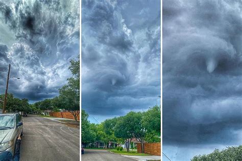 Weekend Storms In Amarillo Brought Scary Beautiful Funnel Clouds