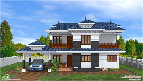 Eco Friendly Houses 2 Storey Kerala Style Home Design