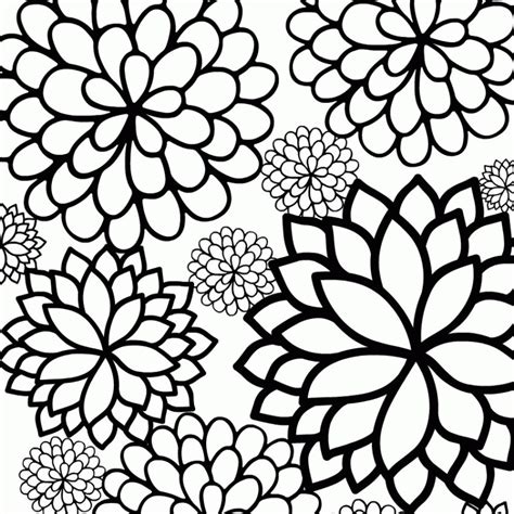 You can download and print this picture flowers aesthetic coloring pages for individual and noncommercial use only. Complex Flower Coloring Pages at GetColorings.com | Free ...