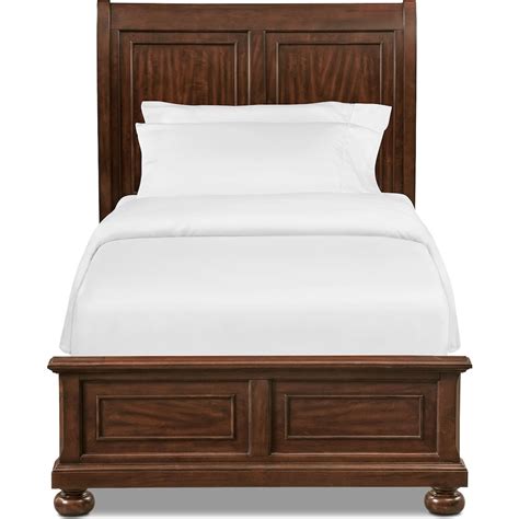 Hanover Youth Full Sleigh Bed Cherry Value City Furniture