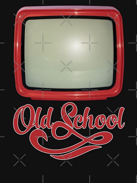 Old School Classic Vintage Retro Tv T Shirt For Sale By Vhtrocate