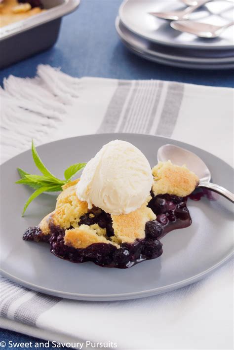 This versatile dish can be as simple or impressive as you like. Blueberry Cobbler - Sweet and Savoury Pursuits
