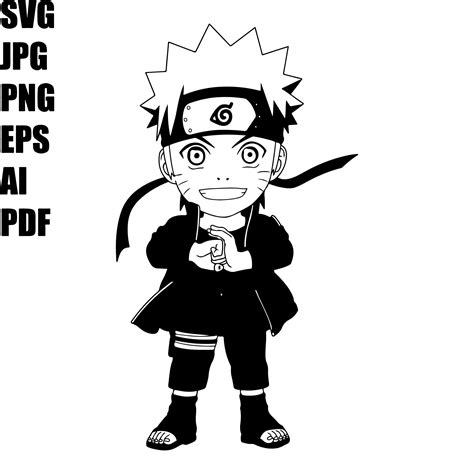 Naruto Png Anime Svg File Download Manga Svg Instant Etsy