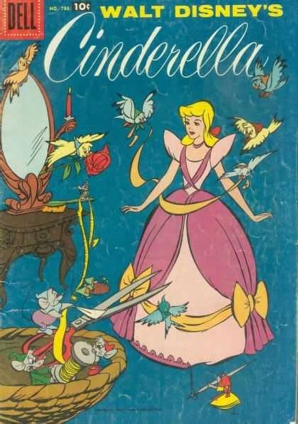 Walt Disneys Dell Cinderella Sword Glass Comic Books Disney