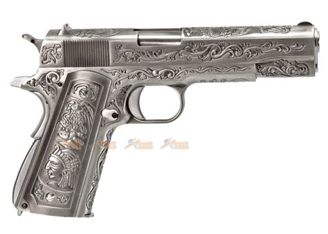 We classic pattern g27 gbb pistol (bronze slide / tan frame). WE M1911A1 Classic Floral Pattern GBB Pistol (Silver ...