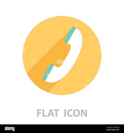 Phone Handset Icon Vector Illustration Stock Vector Image And Art Alamy