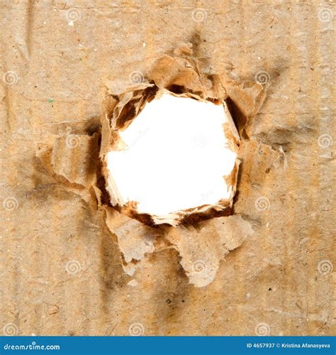 Hole In Paper Stock Image Image Of Background Edges 4657937