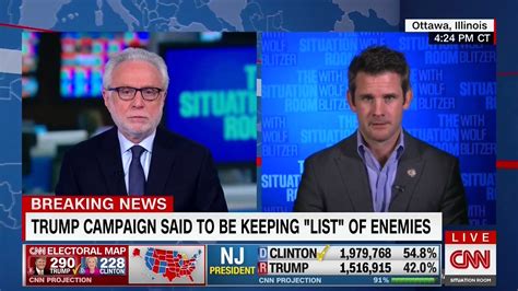 1109 Rep Kinzinger With Wolf Blitzer On Cnns Situation Room Youtube
