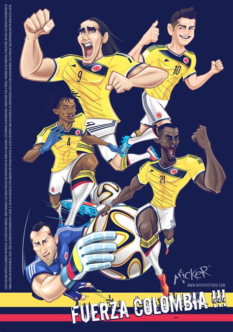 La selección colombia, en busca de las semifinales en mundial sub 20. FUERZA COLOMBIA!!! World Cup 2014 by MickeR® on Behance