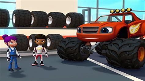 Blaze And The Monster Machines Bouncy Tires Youtube